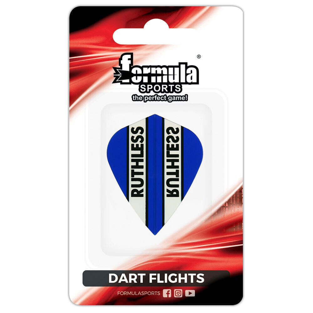 8x 3pc Formula Sports Ruthless Plain Dart Flights Kite Set
