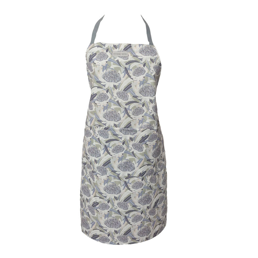 2PK Annabel Trends Cotton Kitchen Apron 60x80cm - Waratah Blue