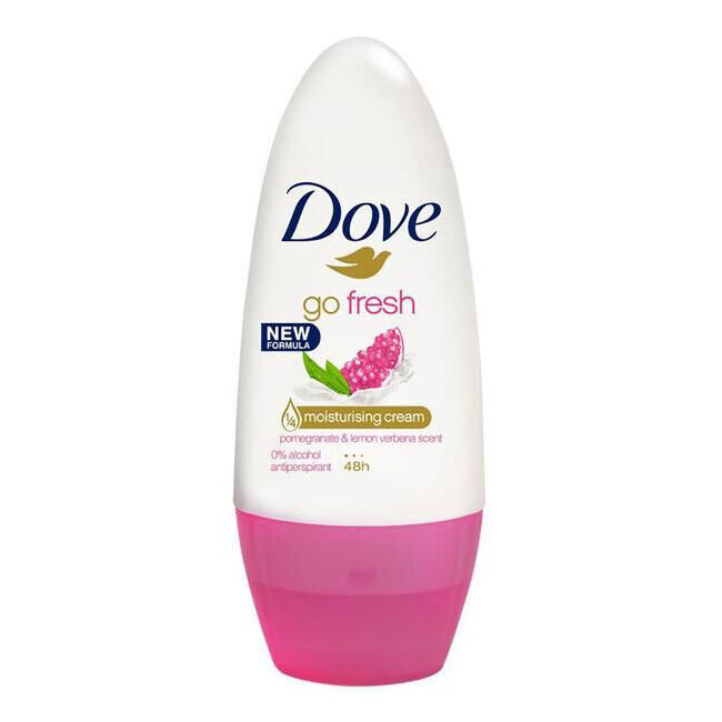 6PK Dove Women Roll On Deodorant 50ml Pomeganate & Lemon Verbana