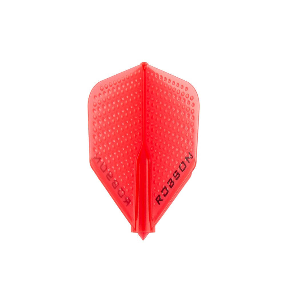 2PK Robson Dimpled Plus Dart Flight Standard Accessory - Red