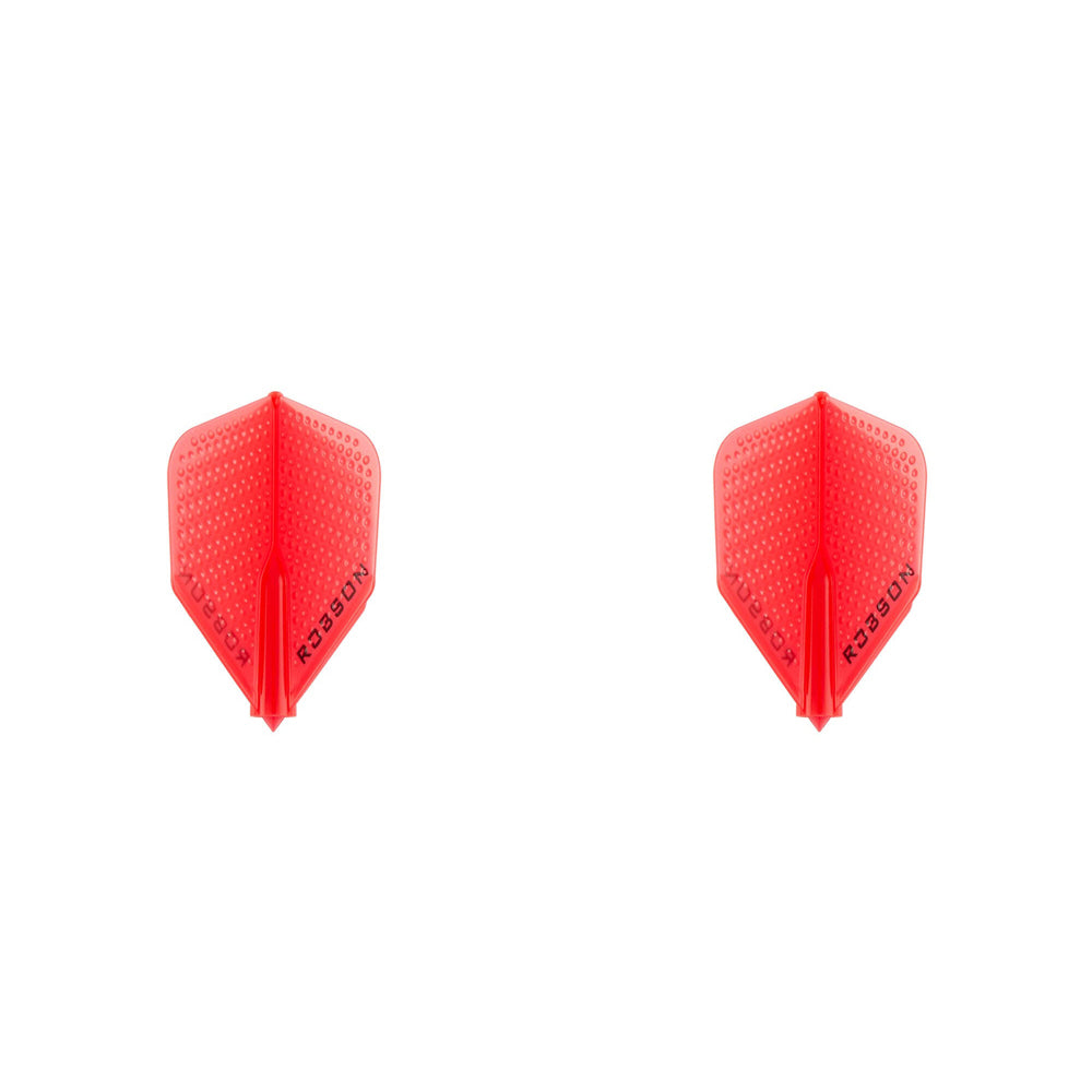 2PK Robson Dimpled Plus Dart Flight Standard Accessory - Red