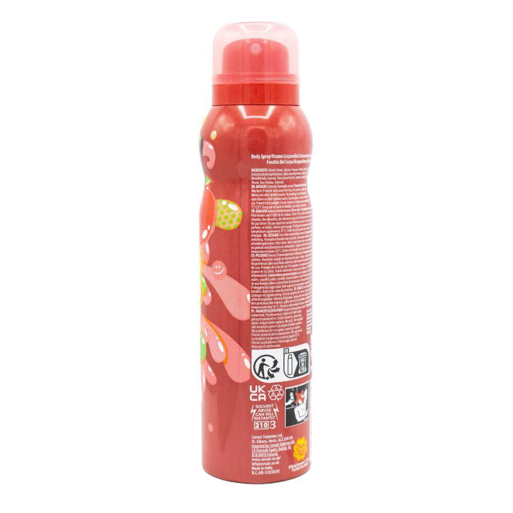 6PK Chupa Chups Body Spray Mist 150ml Cheeky Cherry Sweet Fruity Fragrance