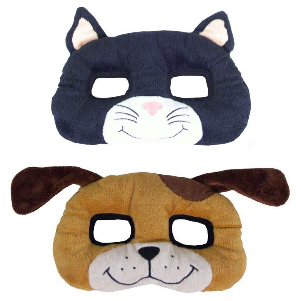2PK Micki Kids/Children Animal Masks Dress Up Role Play Costume Assorted 18m+