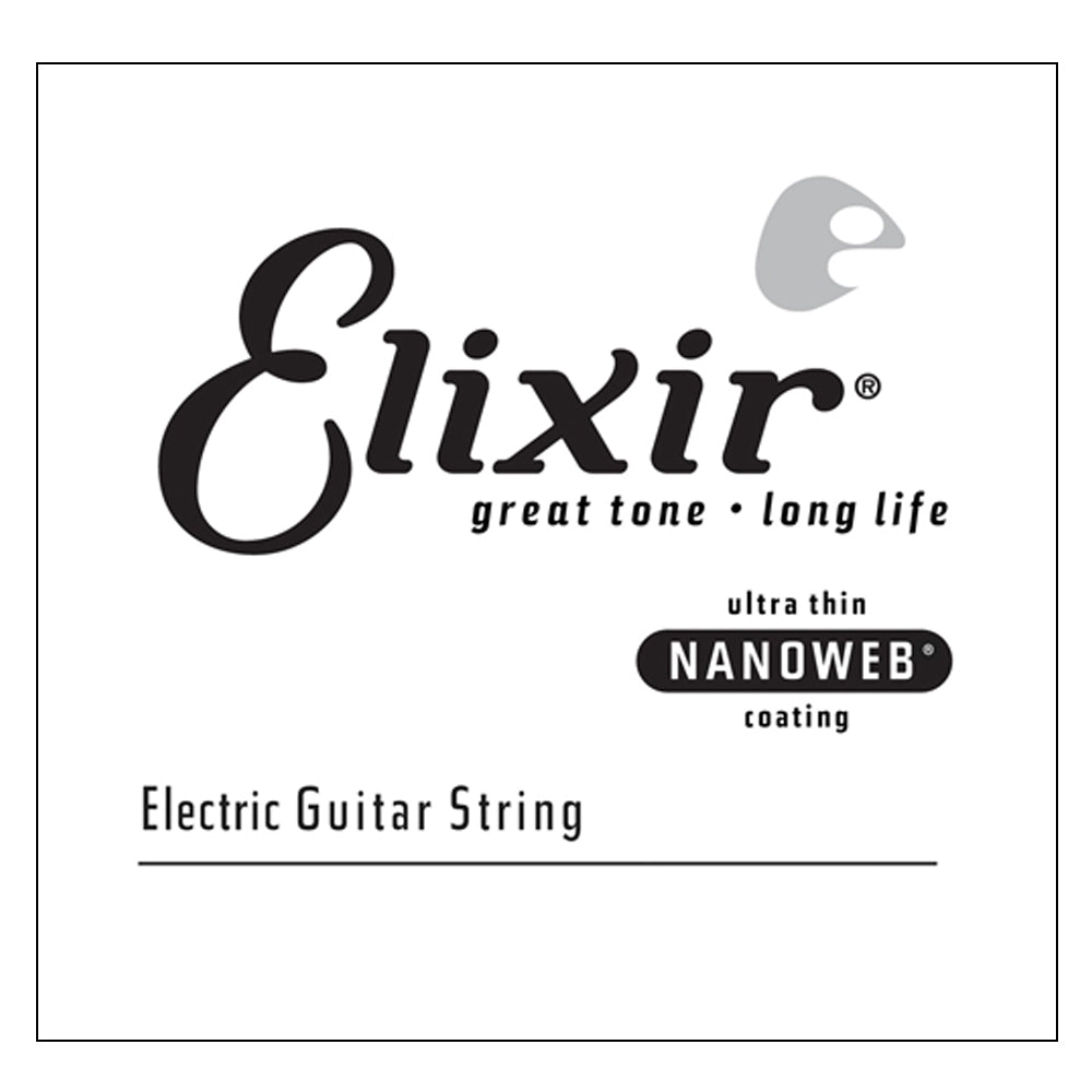 3PK Elixir #15228 Electric Guitar Nano Coating 0.028 Single String