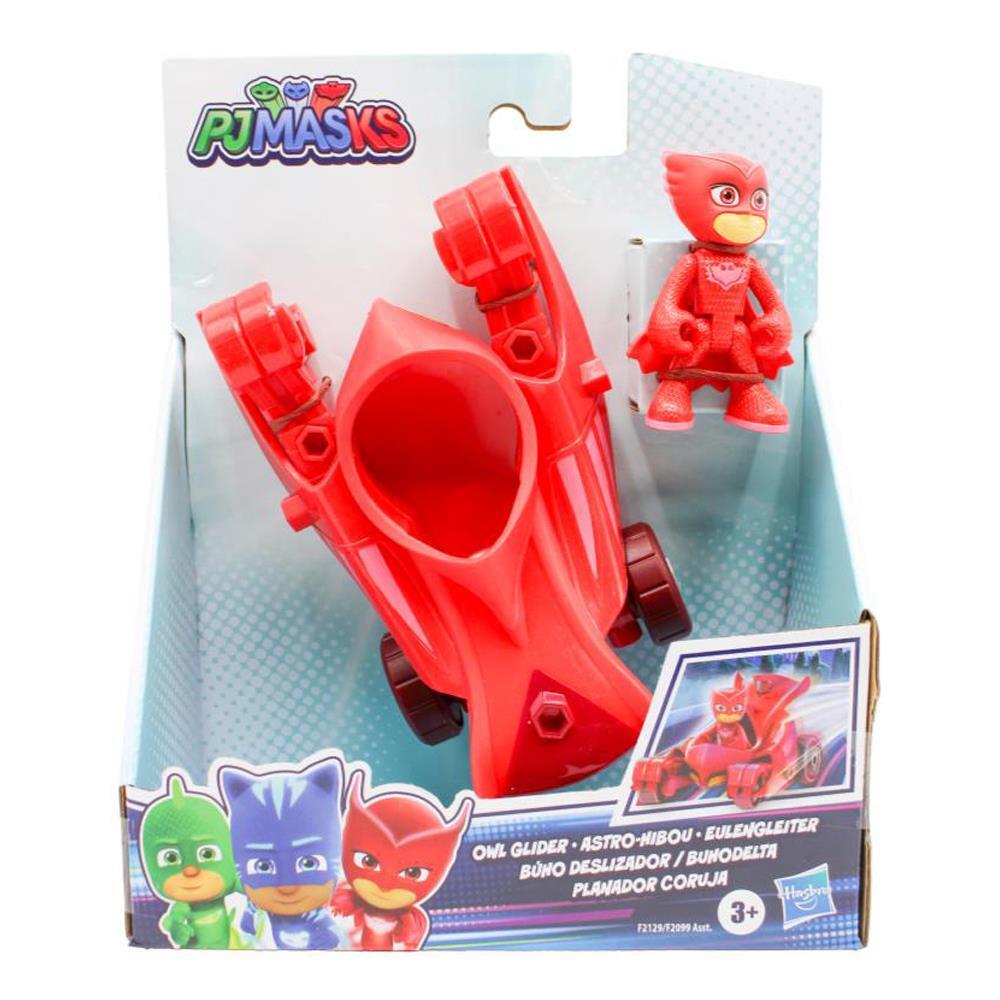 2PK PJ Masks Hero Vehicle Owl Glider Car/Action Figure Toy Red Kids 3y+