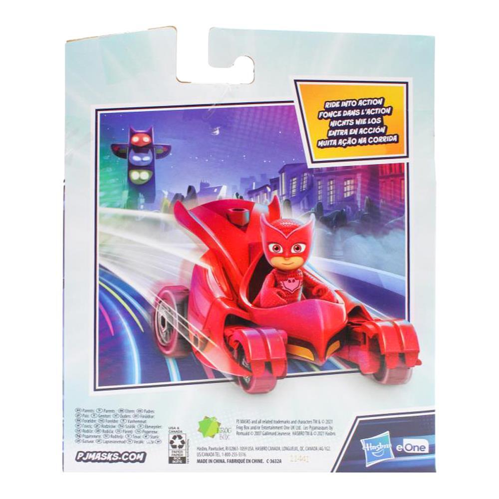 2PK PJ Masks Hero Vehicle Owl Glider Car/Action Figure Toy Red Kids 3y+