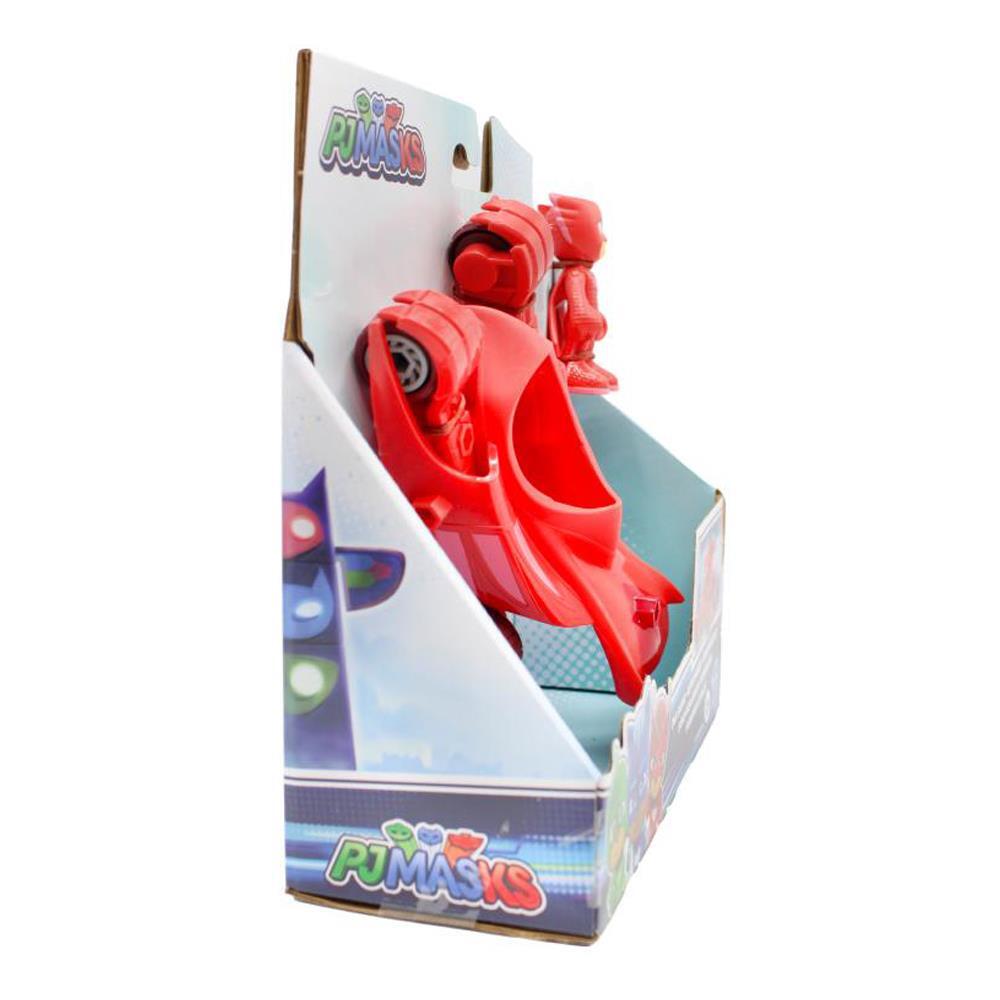 2PK PJ Masks Hero Vehicle Owl Glider Car/Action Figure Toy Red Kids 3y+