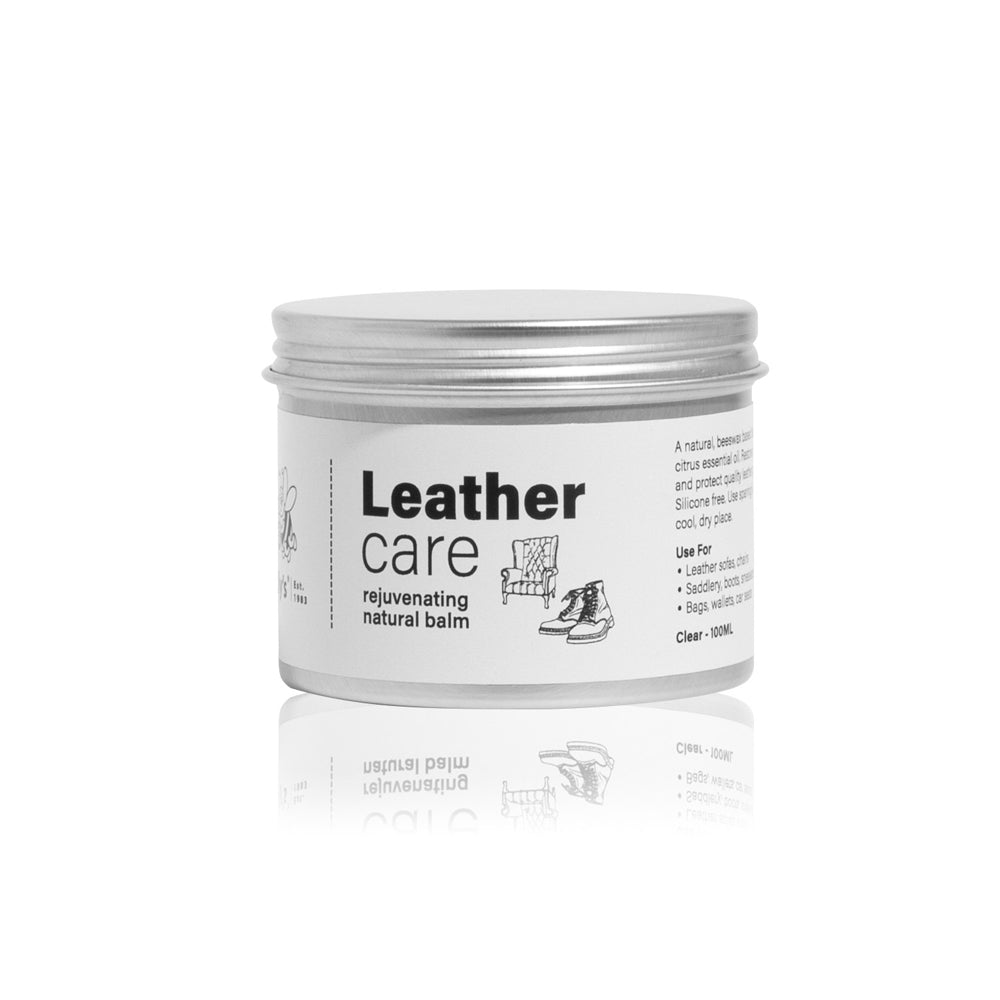 2PK Gilly's Non Toxic Pure Beeswax Home Leather Care Wax 100ml