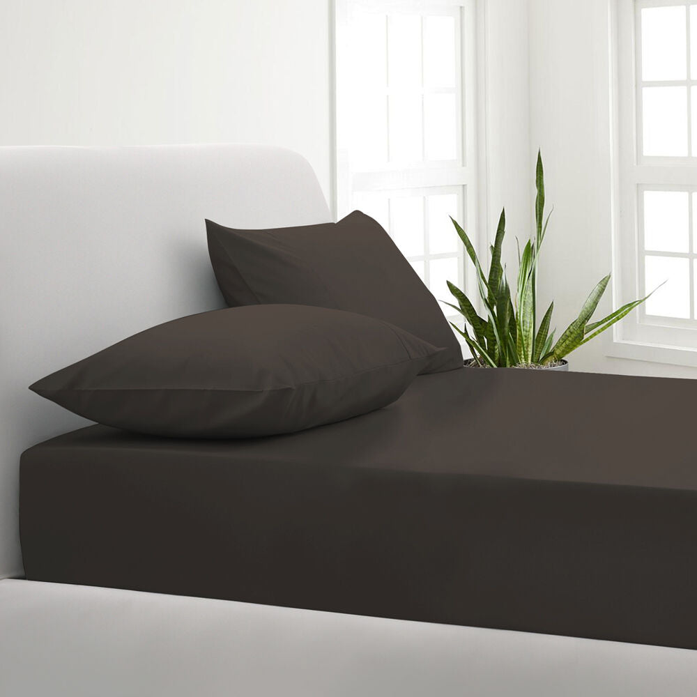 Park Avenue Single Combo Sheet Set 1000TC Cotton Blend Charcoal