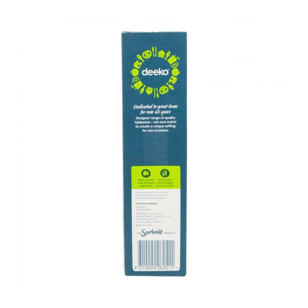 28x 40PK Deeko Recyclable Paper Straws Assorted Colours Bulk Pack Home/Catering