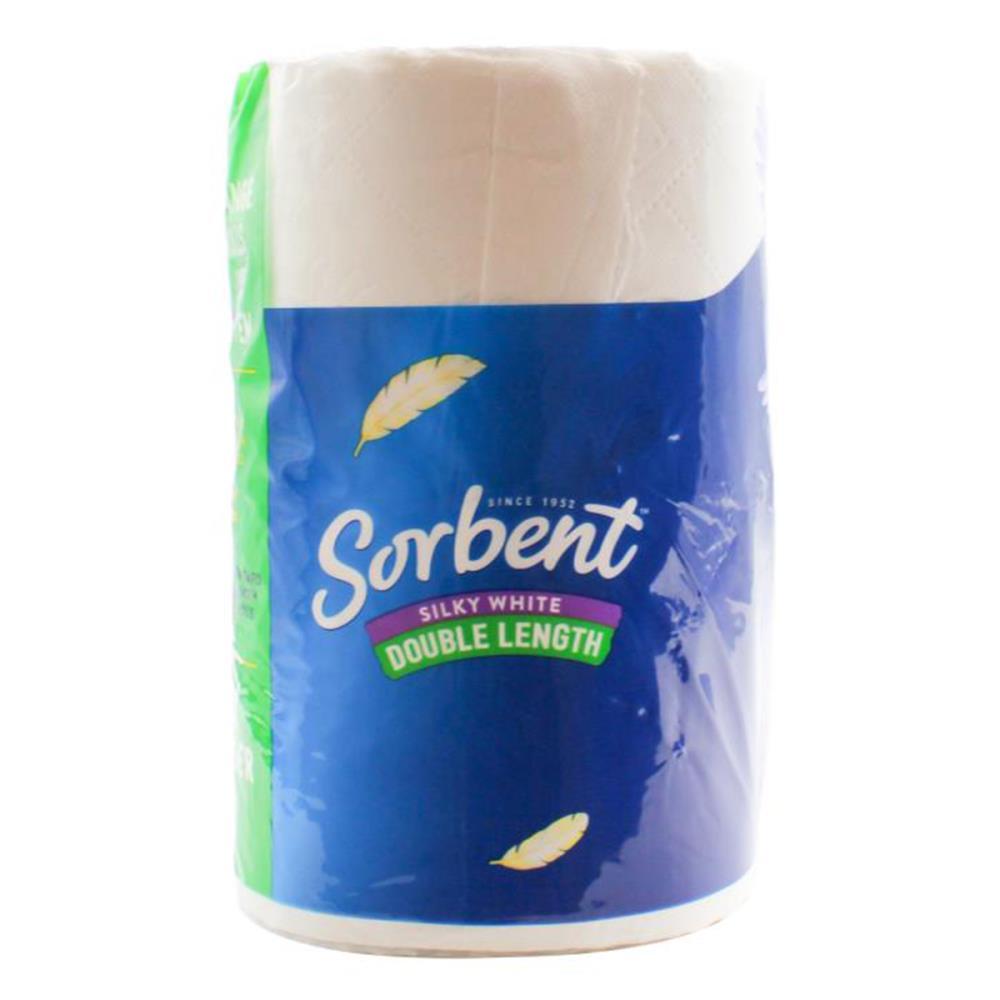 40pc Sorbent Toilet Tissue Double Length Embossed Rolls 360-Sheets