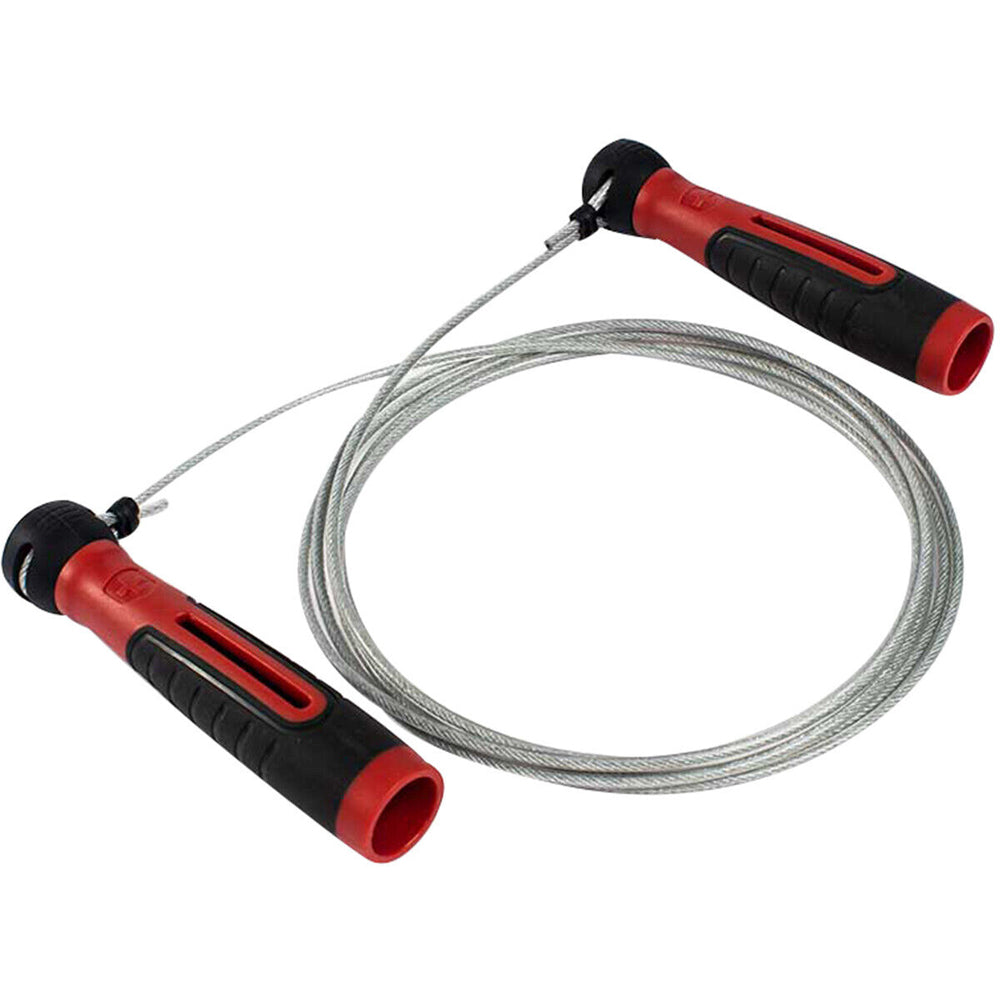 2PK Harbinger 10" 90 Degree Handles Pro Speed Jump Rope Red
