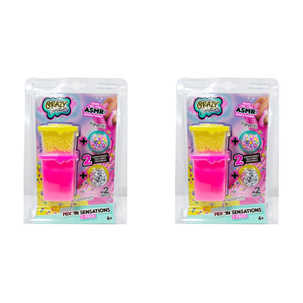 4pc Crazy Sensations Mix'In Sensations - Yellow/Pink 6y+