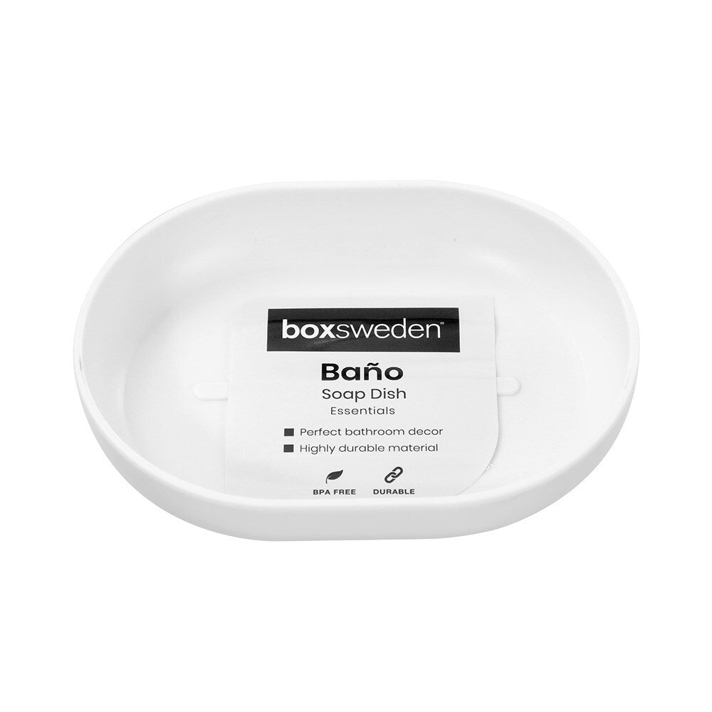 3x Boxsweden Bano Essentials 12.3x2cm Soap Dish - Assorted