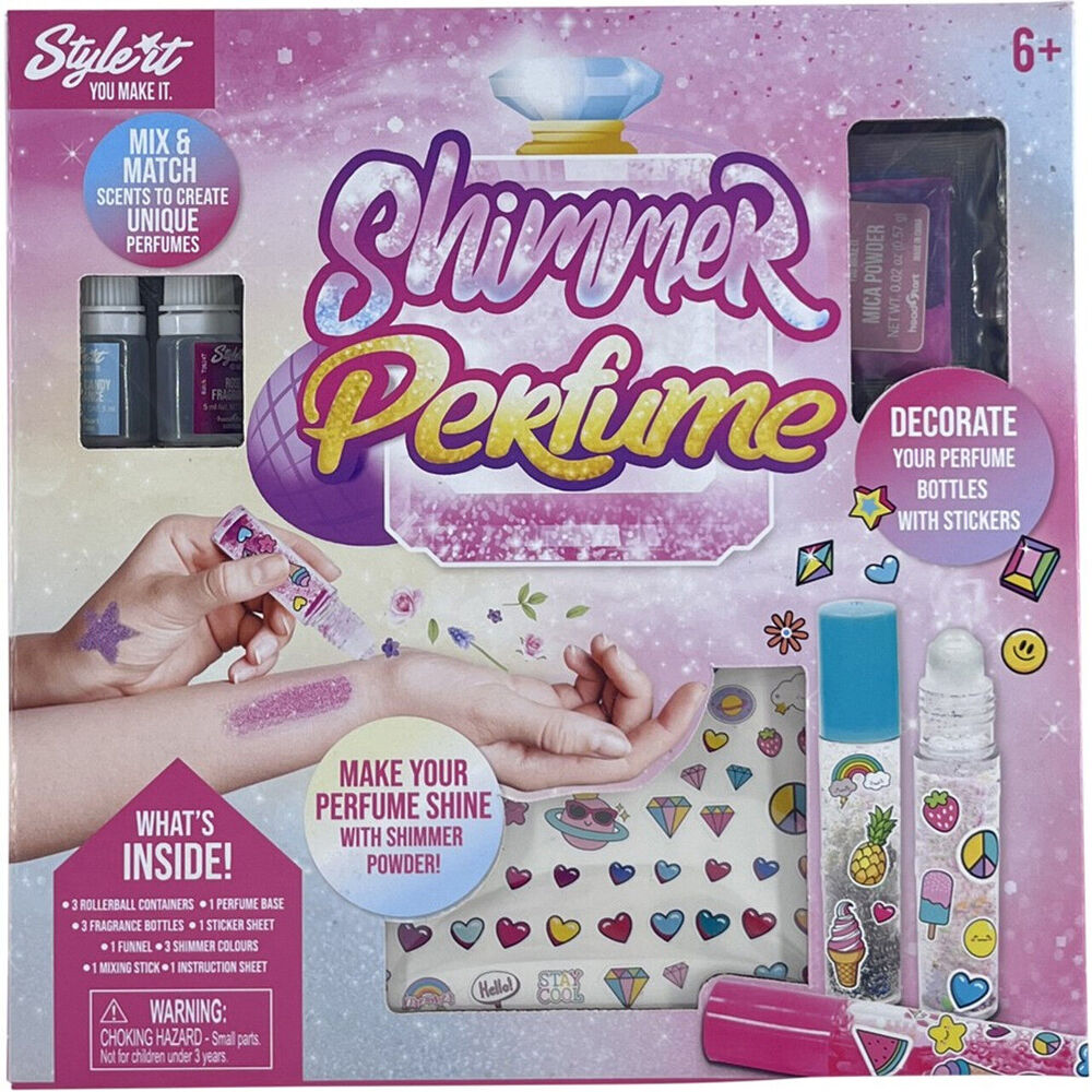2PK Style It! Shimmer Perfume DIY Craft Kit Set Kids/Children 6y+