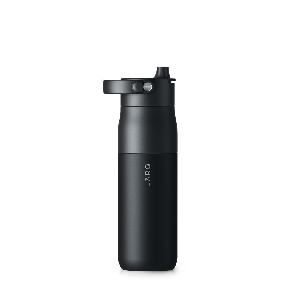 LARQ Bottle PureVis 2 with Essential Bottle Filter Obsidian Black 680ml