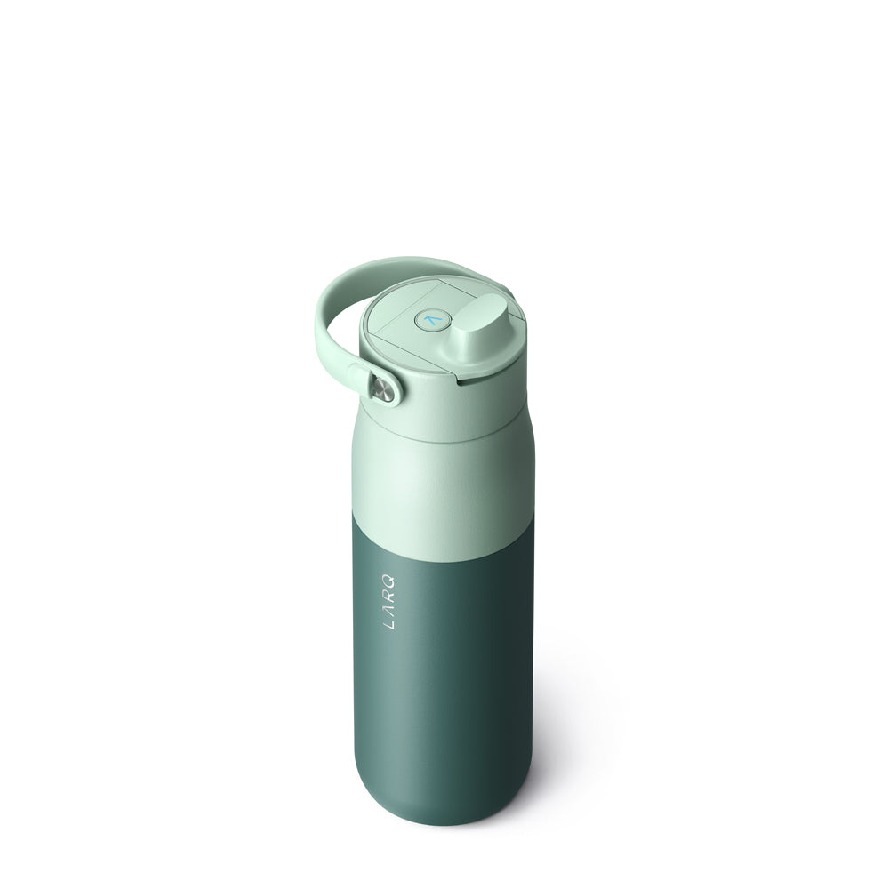 LARQ Bottle PureVis 2 with Essential Bottle Filter Eucalyptus Green 680ml