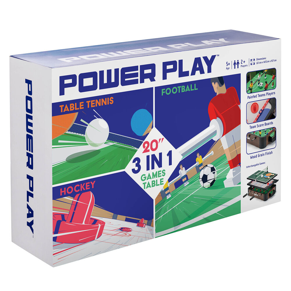 Wilton Bradley 20In Indoor 3 in One Family Entertainment Games Table