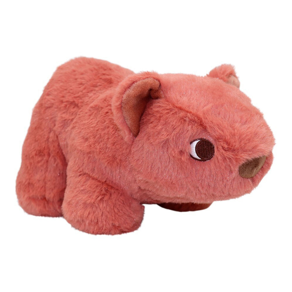 2PK Resoftable Emma Memma Wombat Plush 10" Kids Toy - Red 0m+