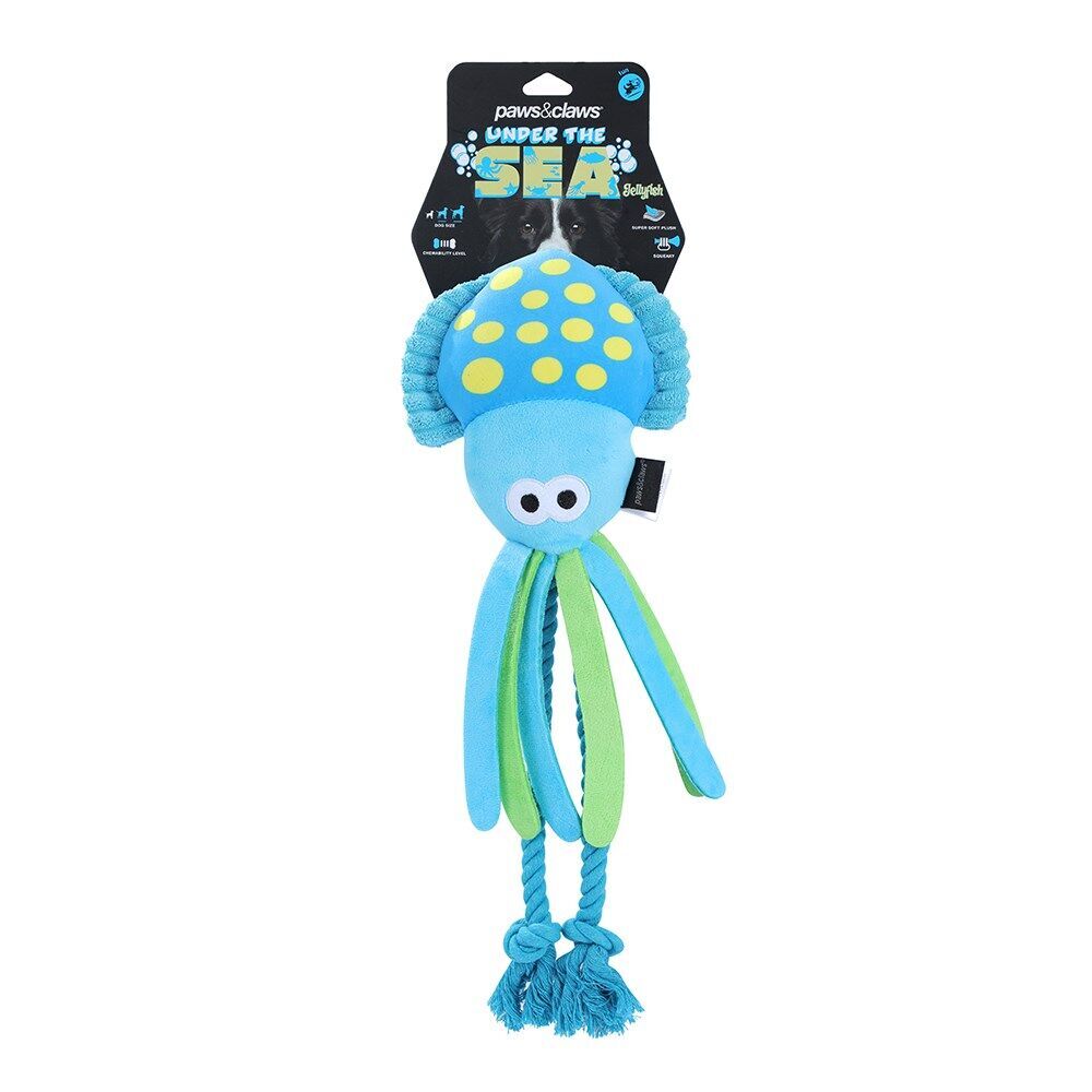 4PK Paws & Claws Under The Sea Plush Toy Jelly Fish 45x16x6cm