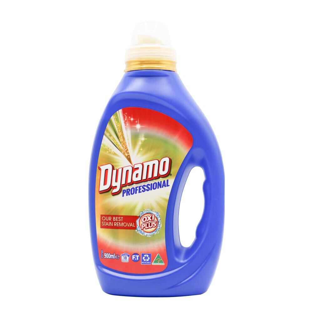 6PK Dynamo 900ml Professional Oxi Plus Laundry Liquid Detergent