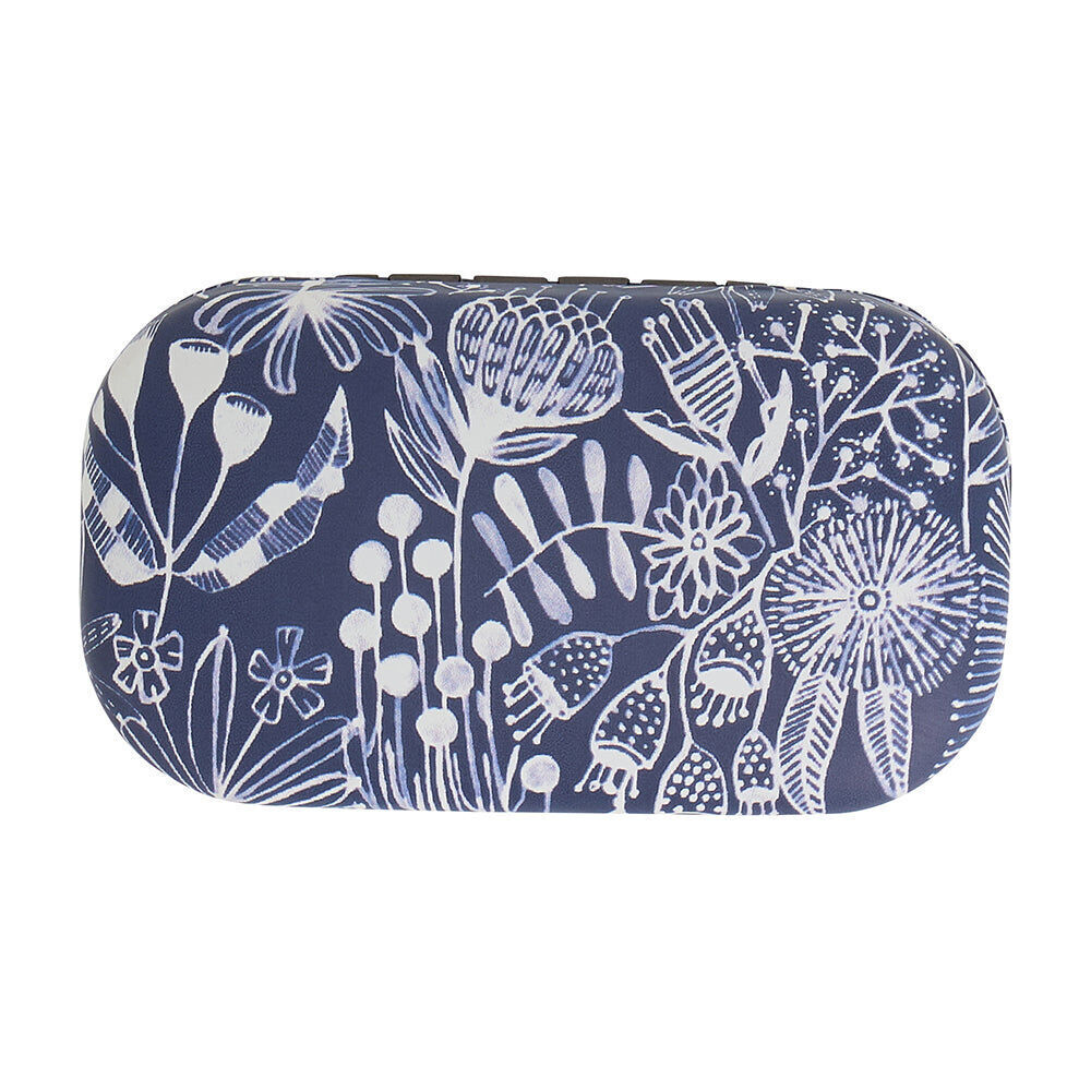3PK Annabel Trends Safe Keeper Storage Case Organiser 8x5cm Navy Natives