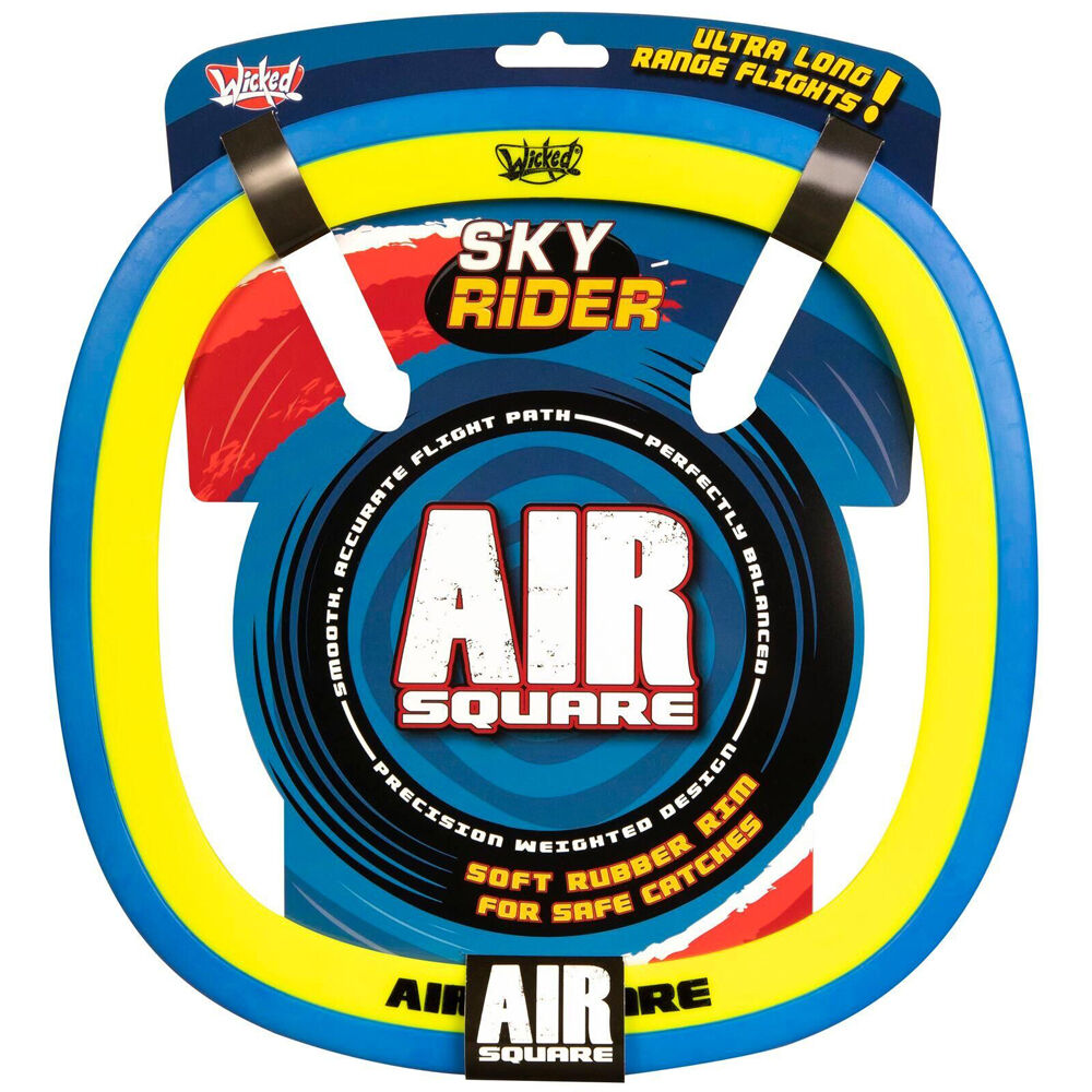 Wicked Sky Rider Air Square Kids Activity Outdoor Throwing Toy Assorted
