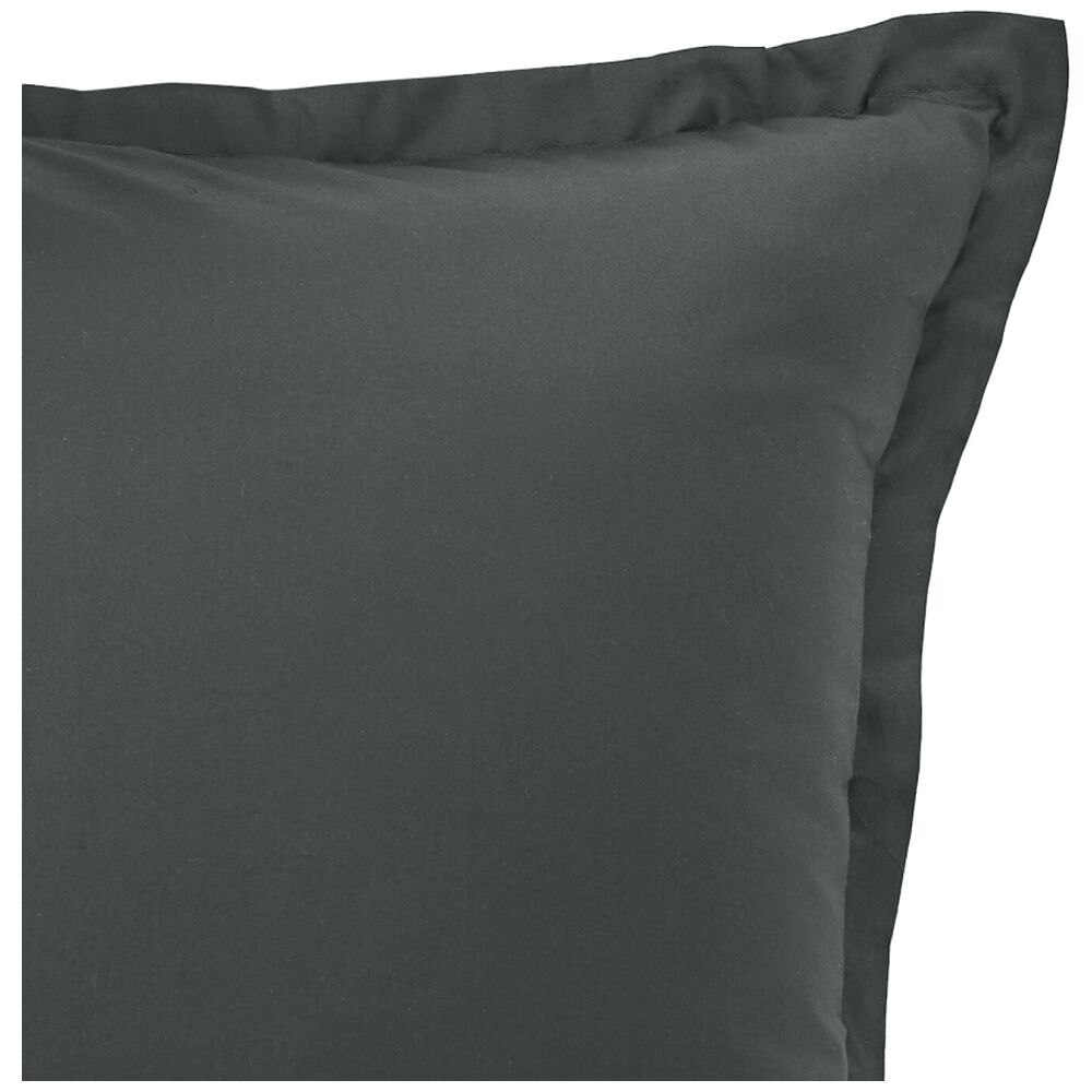 2PK Grosvenor House 500TC Egyptian Cotton Tailored European Pillowcase Charcoal