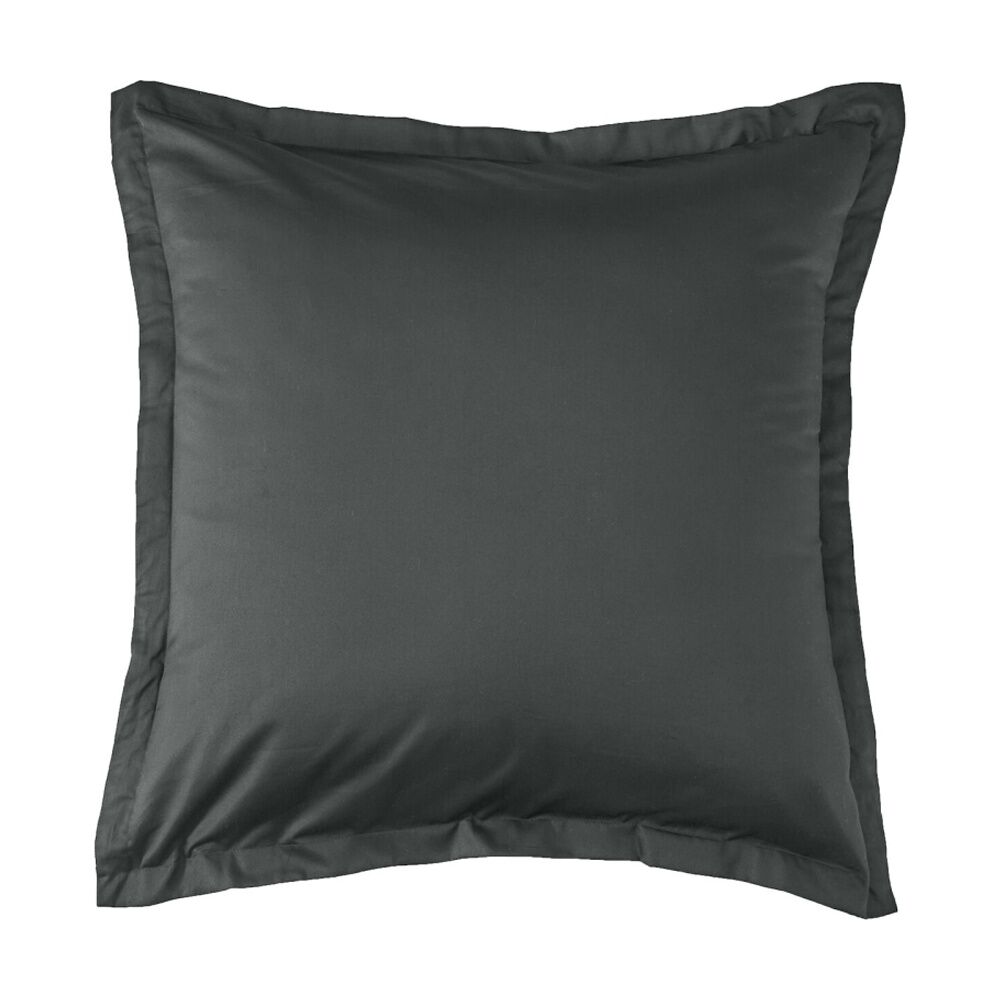 4PK Grosvenor House 500TC Egyptian Cotton Tailored European Pillowcase Charcoal