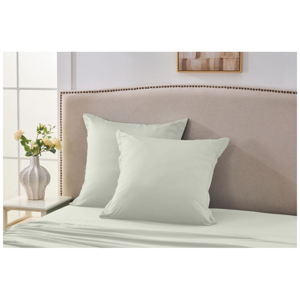 4PK Grosvenor House 500TC Egyptian Cotton Tailored European Pillowcase Taupe