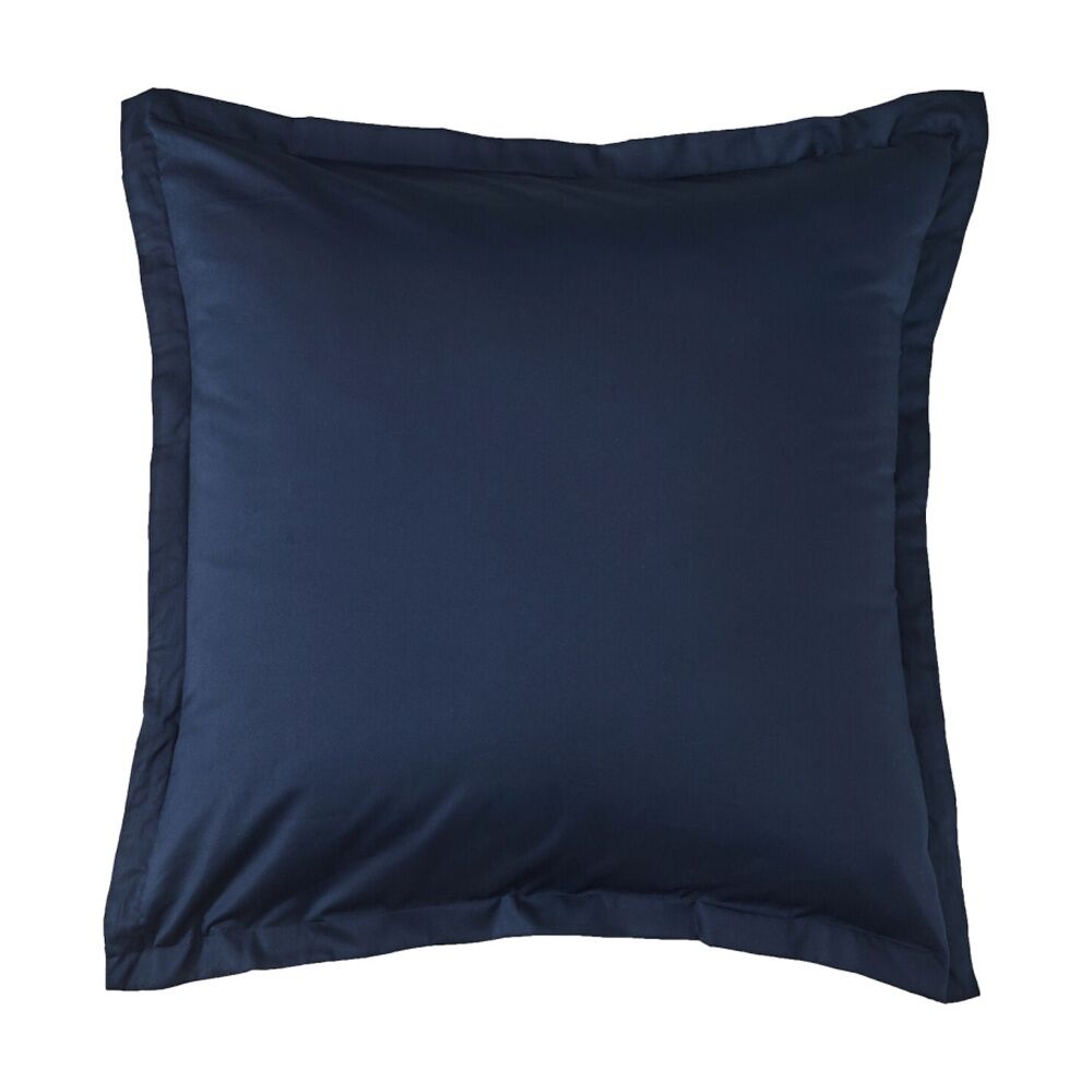 4PK Grosvenor House 500TC Egyptian Cotton Tailored European Pillowcase Navy Blue