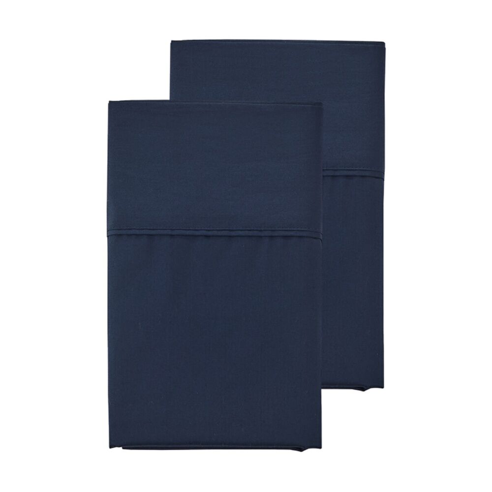 2x 2pc Grosvenor House 500TC Egyptian Cotton Standard Pillowcases Navy Blue