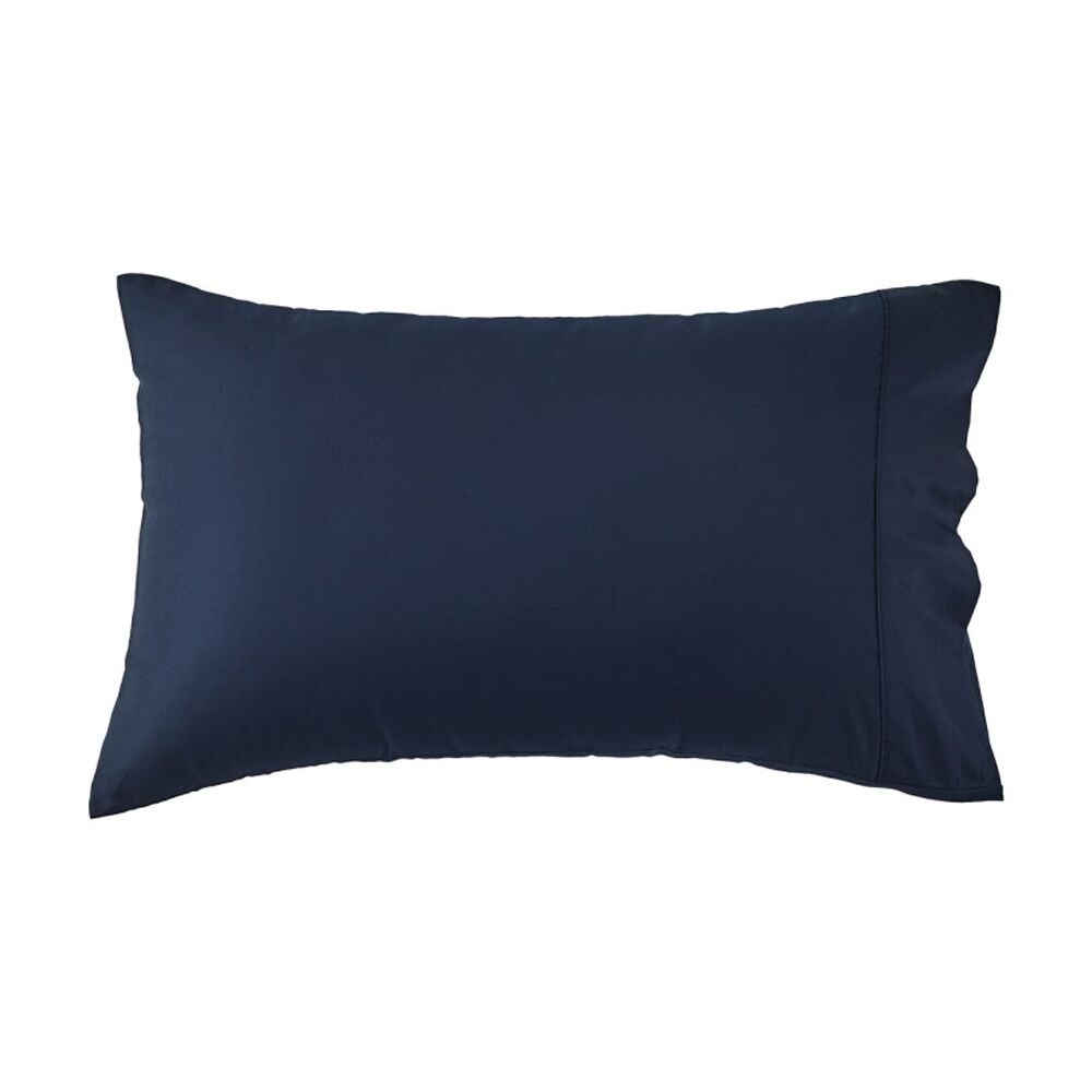 2x 2pc Grosvenor House 500TC Egyptian Cotton Standard Pillowcases Navy Blue