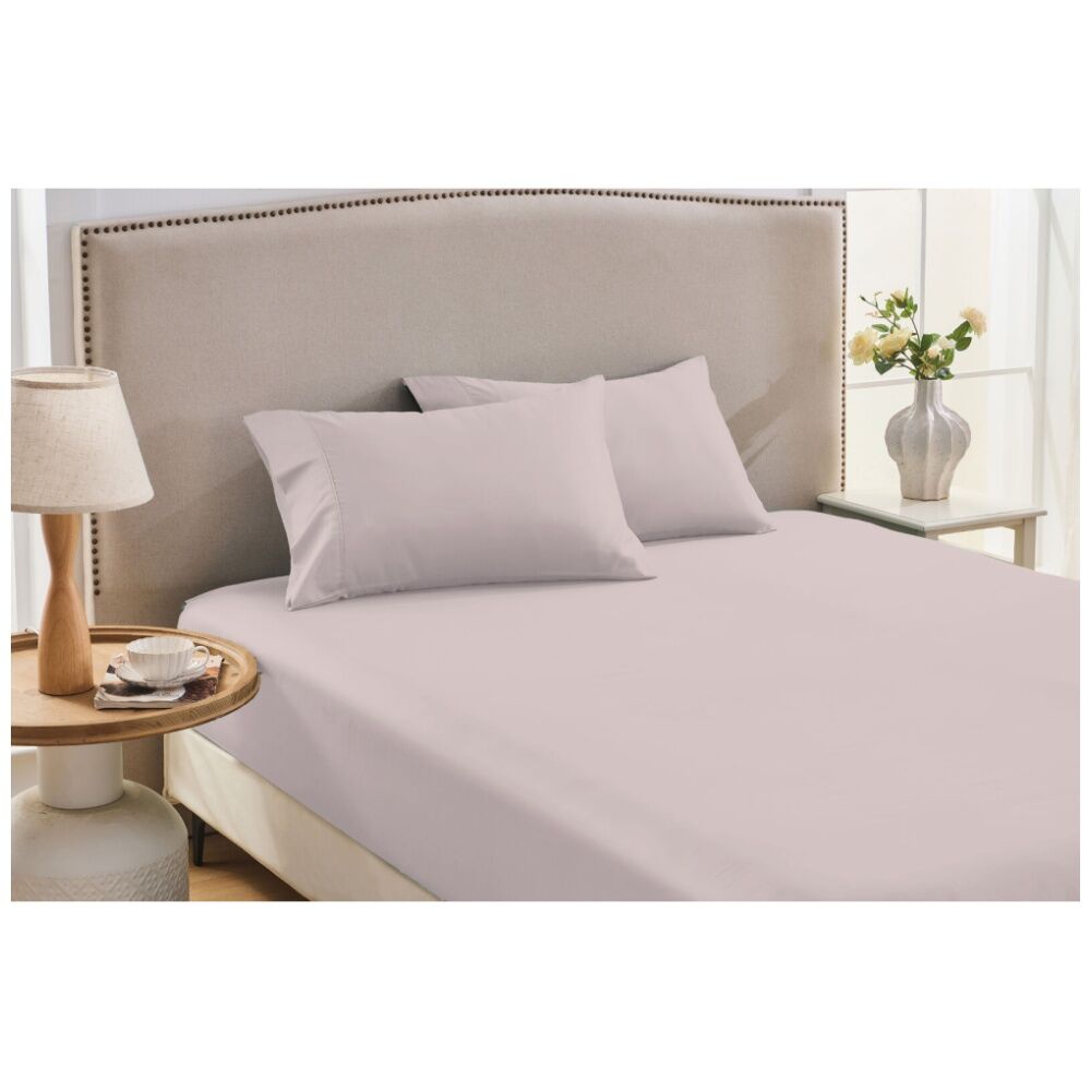 2x 2pc Grosvenor House 500TC Egyptian Cotton Standard Pillowcases Pink