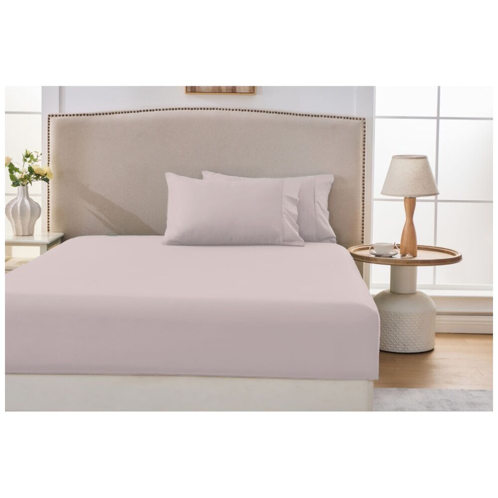 2x 2pc Grosvenor House 500TC Egyptian Cotton Standard Pillowcases Pink