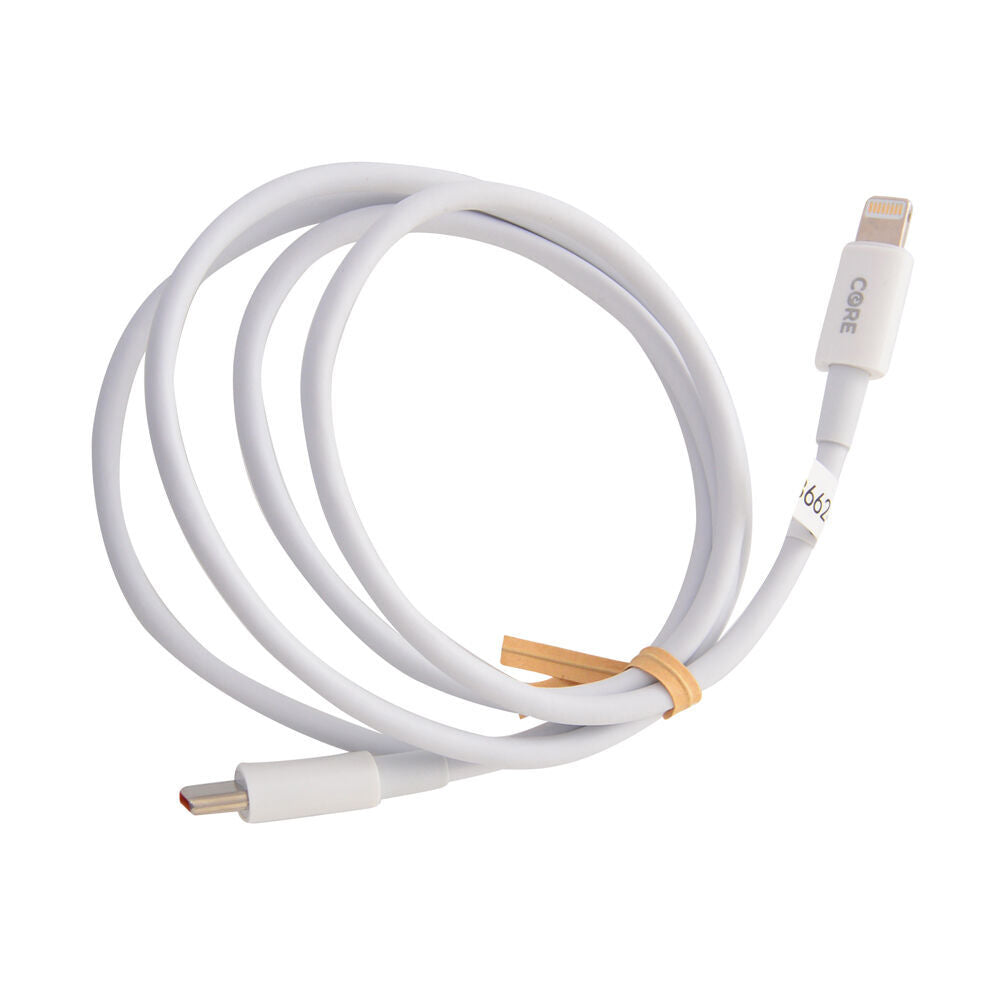2PK Core 8-Pin to USB-C Cable Charging Cord 1m For Apple iPhone 14/13 - White