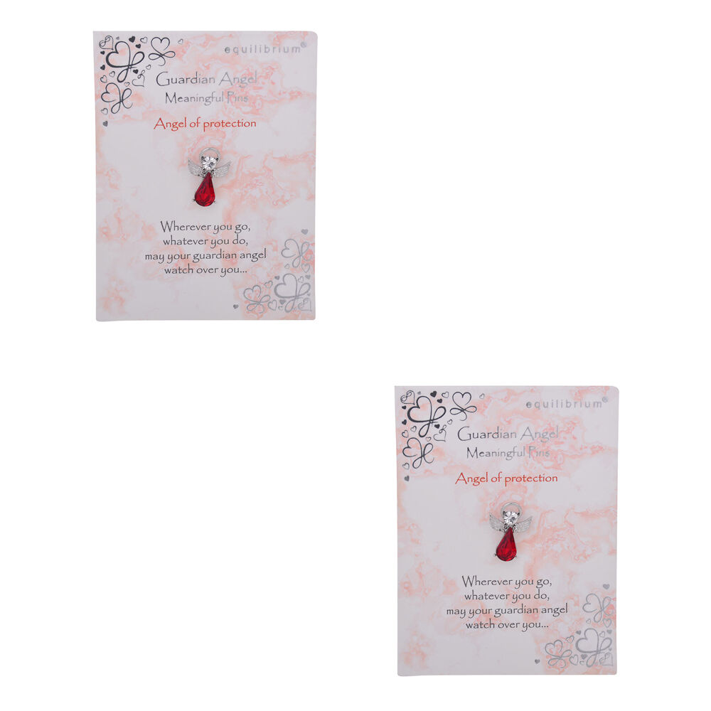 2PK Gibson Gifts Equilibrium Guardian Angel Pin Protection Jewelry