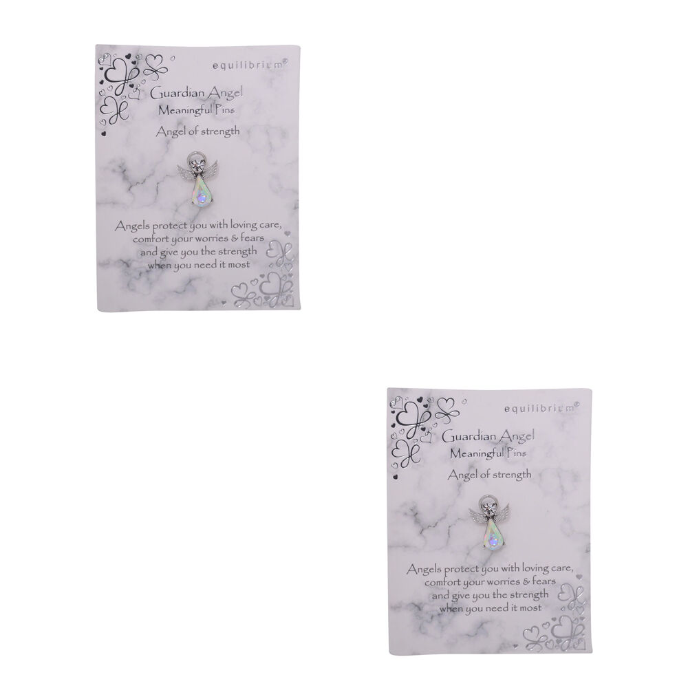 2PK Gibson Gifts Equilibrium Angel Pin Strength Jewelry