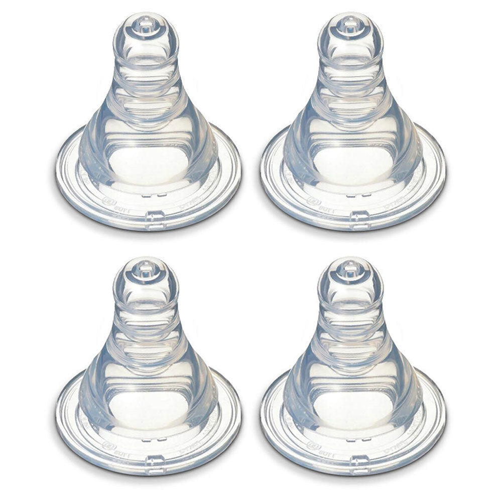 4PK Pigeon Peristaltic Slim Neck Teat - L