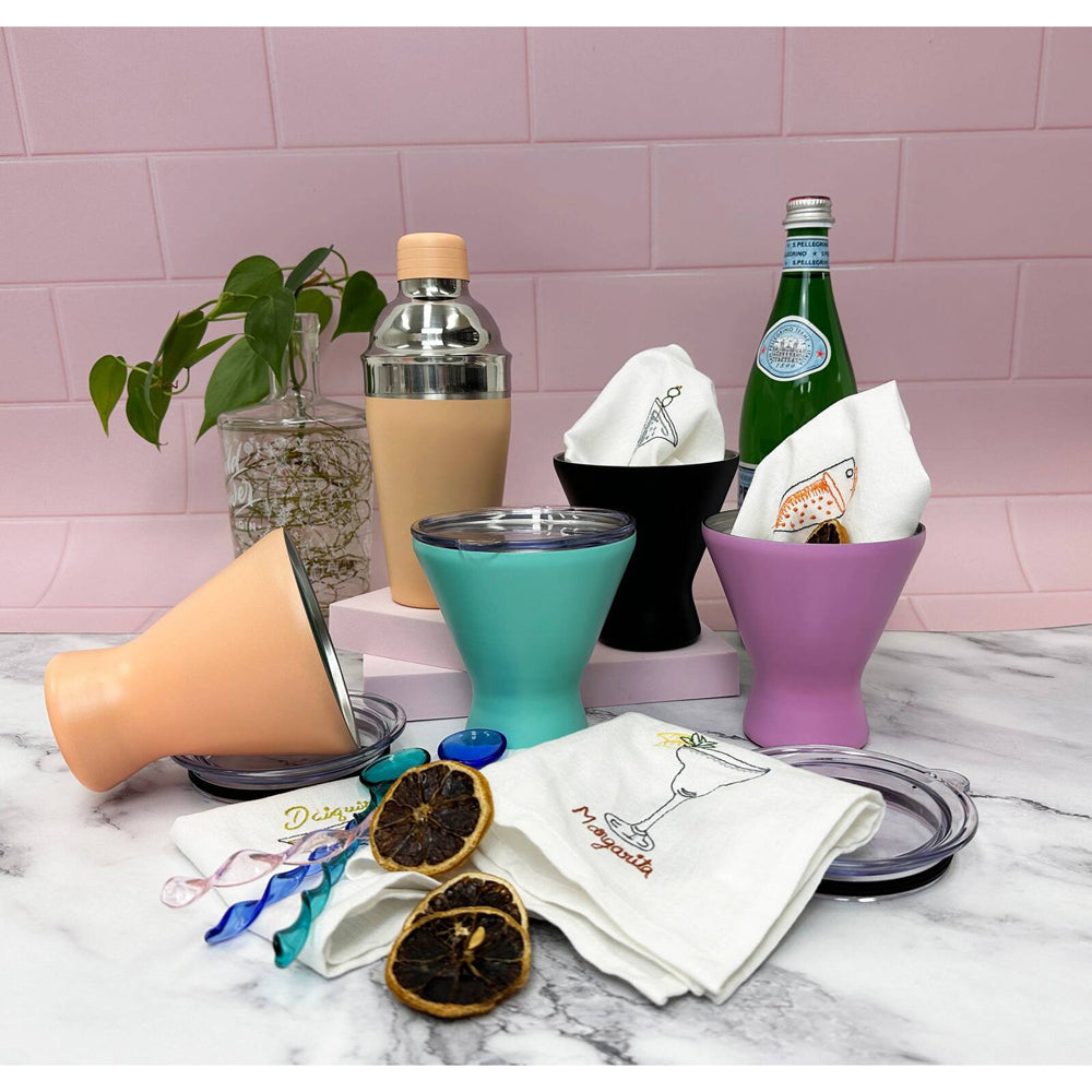 3PK Annabel Trends Linen/Cotton Cocktail Napkin Pina Colada 25cm