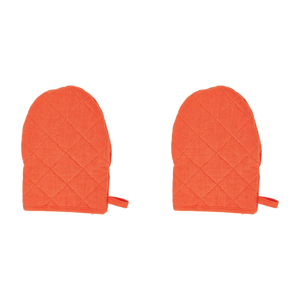 2PK Annabel Trends Kitchen Mini Oven Mitt 20x14cm Stonewashed