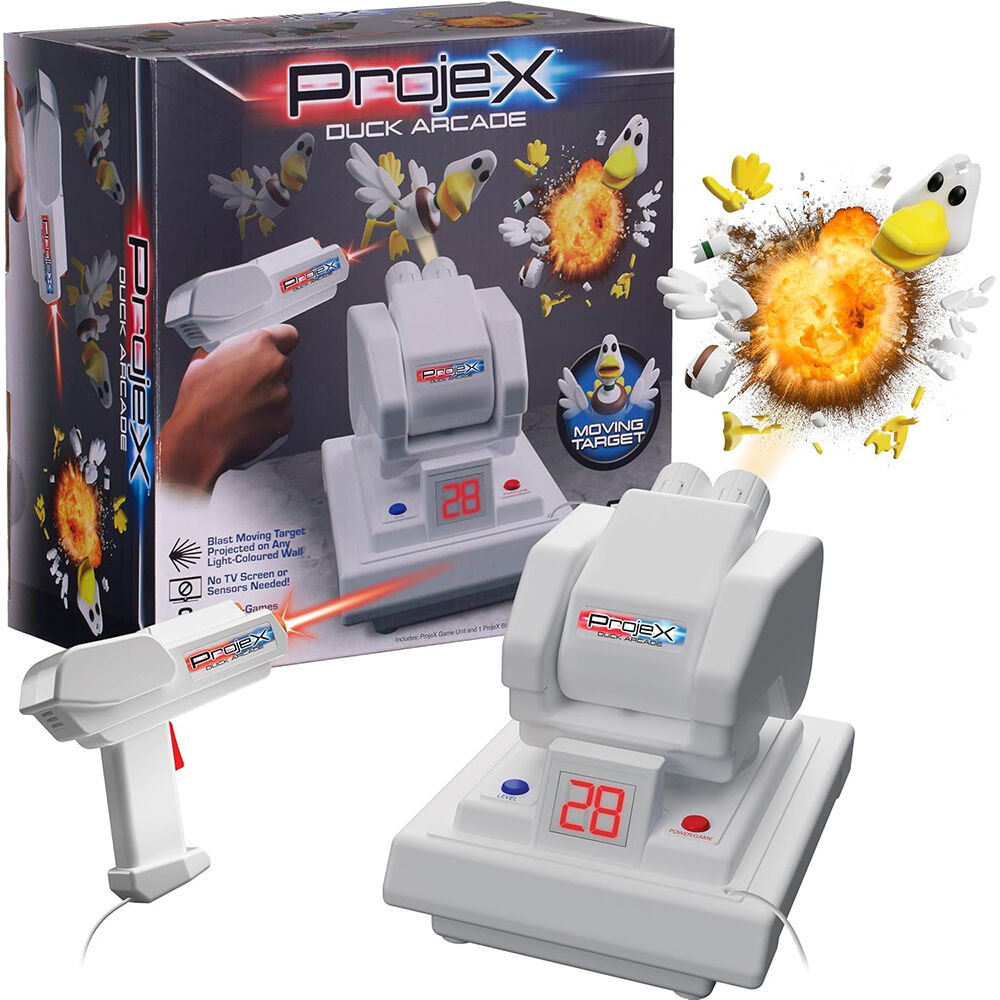 Projex Duck Shot Arcade Electronic Projector Moving Target Game w/3 Games