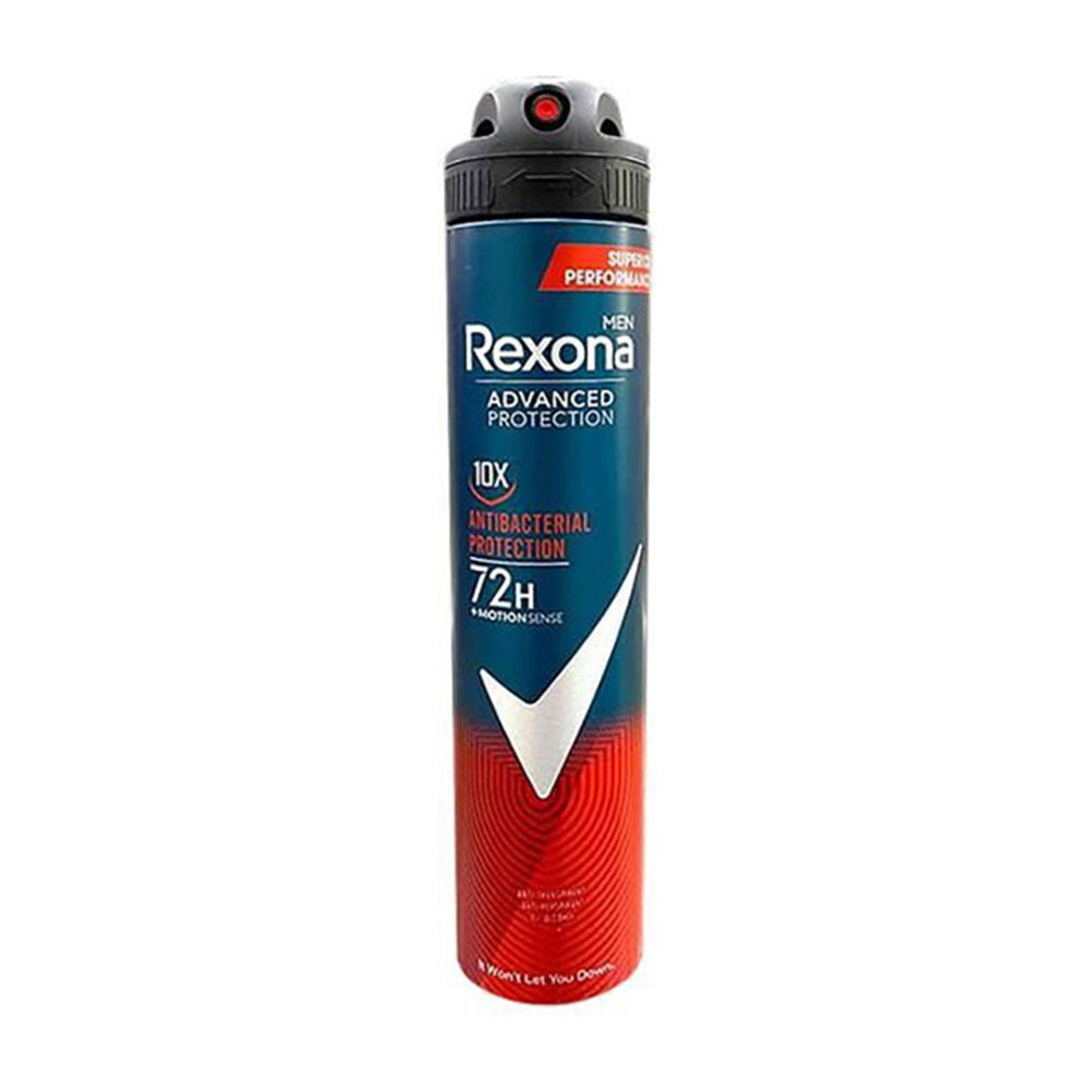 6PK Rexona Men Antibacterial Anti-Perspirant Deodorant Body Spray 200ml
