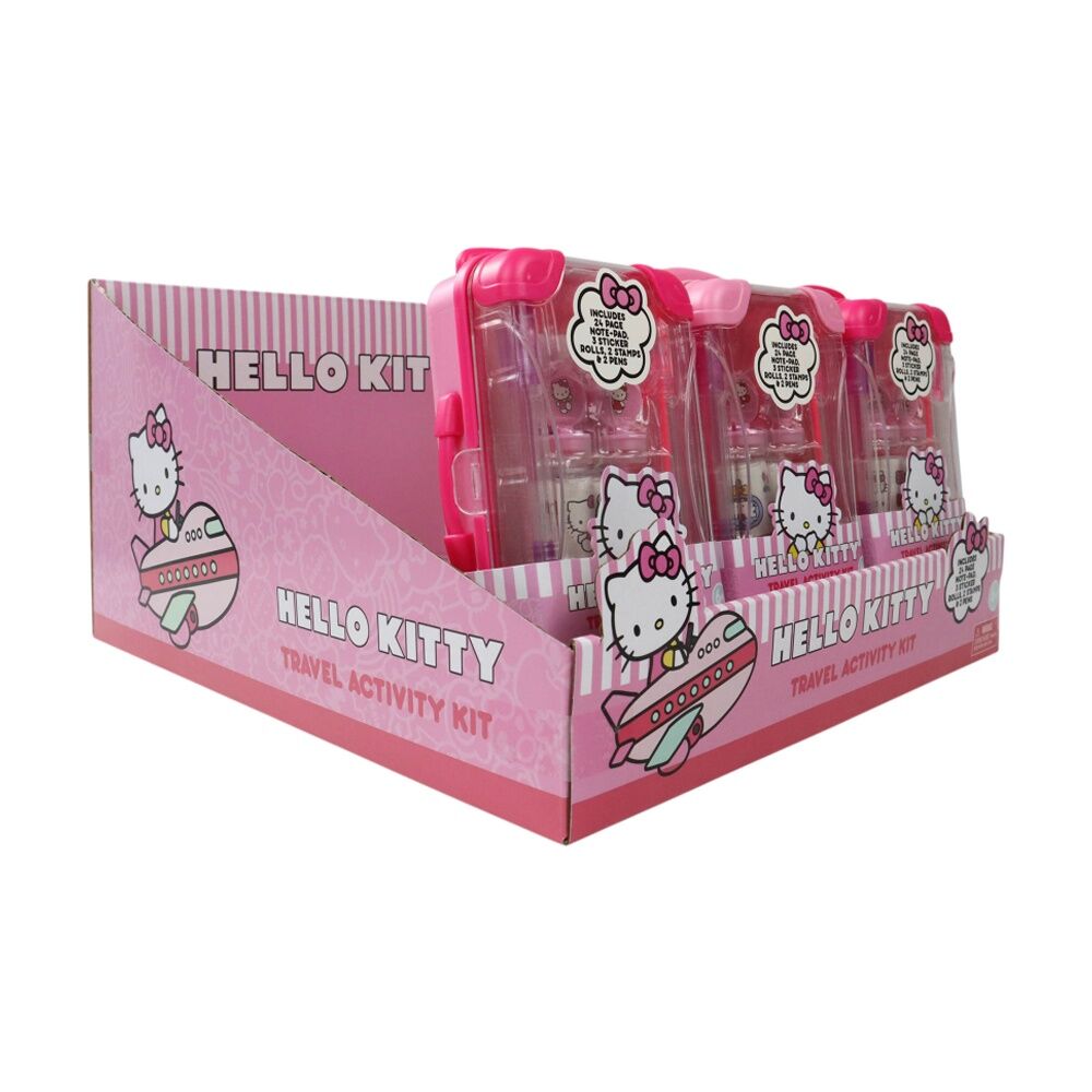 2PK Hello Kitty & Friends Craft Mini Travel Activity Kids Toy Set 6y+
