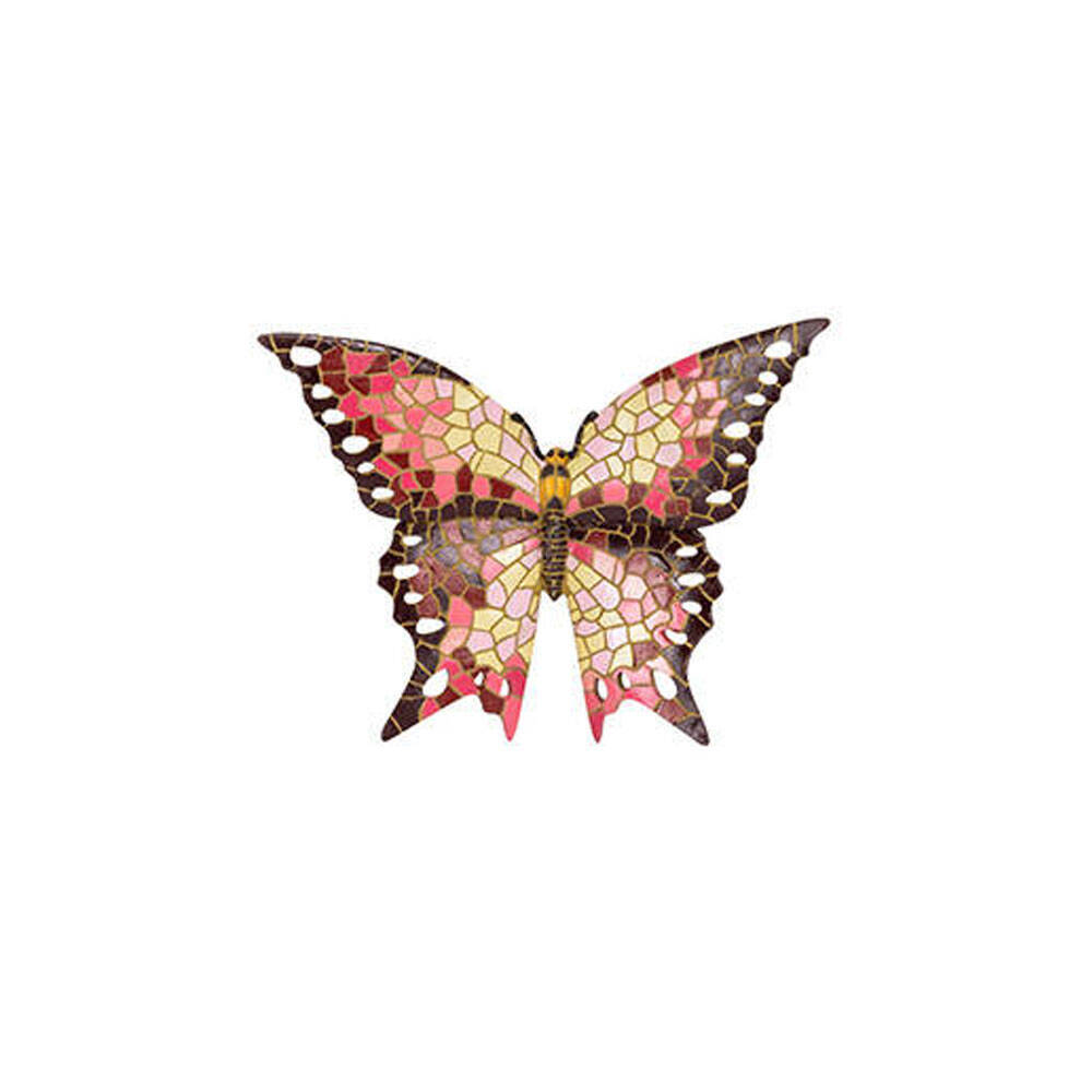 2PK Polyresin Butterfly Mosaic Large Home/Garden Decor 26cm - Assorted