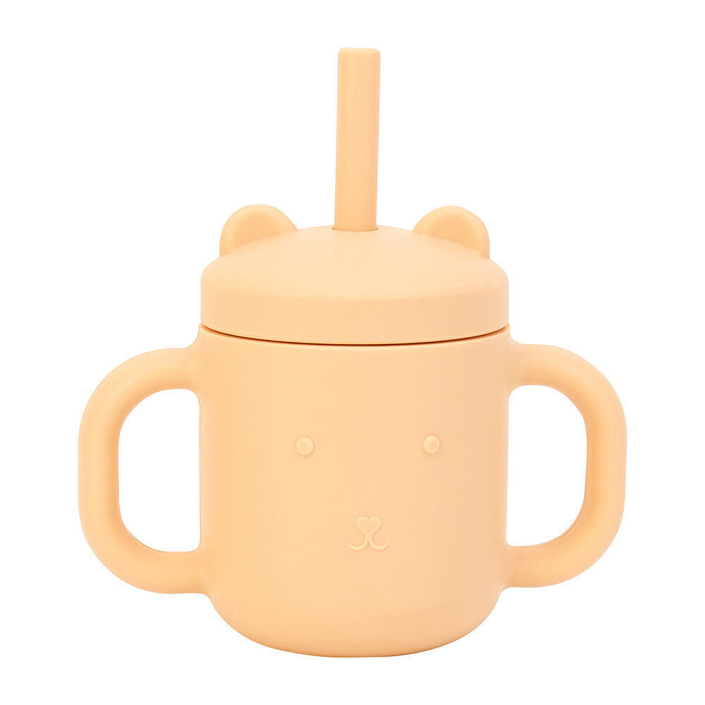 2PK Annabel Trends Mini Sippi Bear Cup w/ Handles Caramel 11.5cm