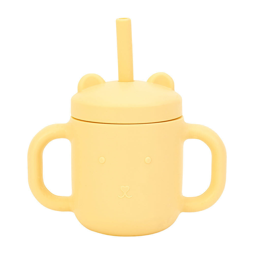 2PK Annabel Trends Mini Sippi Bear Cup w/ Handles Lemon 11.5cm