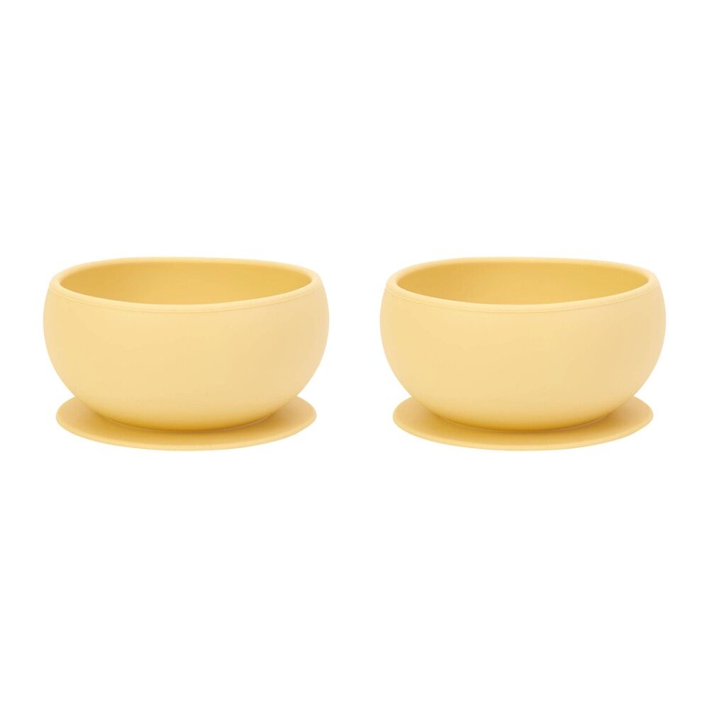 2PK Annabel Trends Silicone Suction Bowl 11.5cm - Lemon