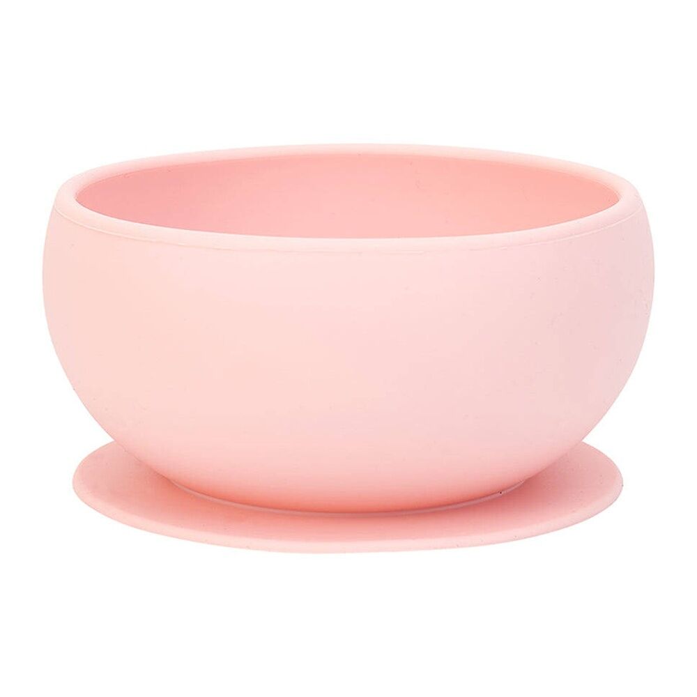 2PK Annabel Trends Silicone Suction Bowl 11.5cm - Blush Pink