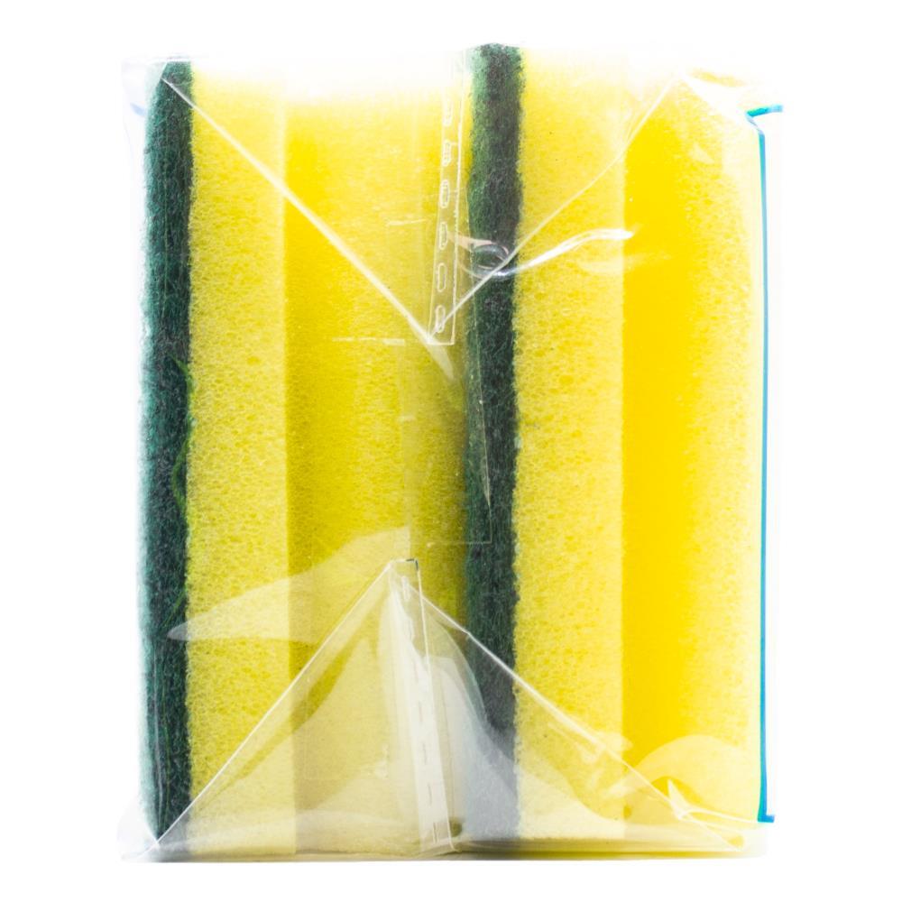 96pc Kwik Life Home Sponge Scourers Multi Purpose Scouring Pads